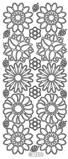 Starform Peel Off Sticker - Large Flowers