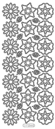 Starform Peel Off Sticker - Assorted Flowers