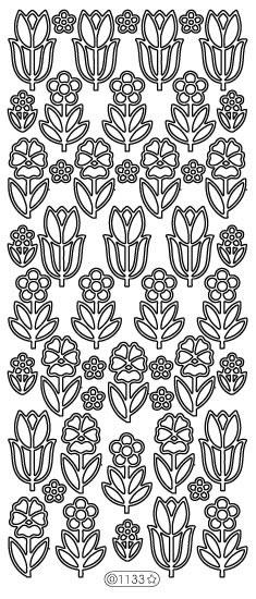 Starform Peel Off Sticker - Assorted Flowers