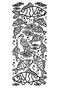 Starform Peel Off Sticker - Oriental Fish Starform Peel Off Sticker - Oriental Fish