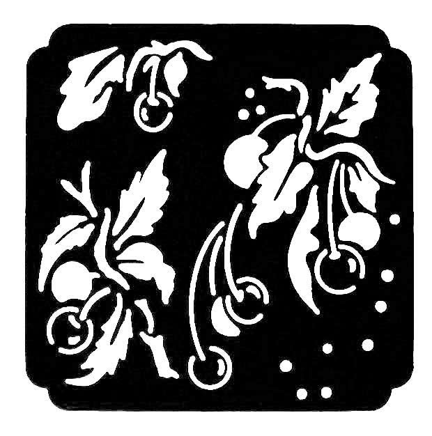 Brass Embossing Stencil DT4