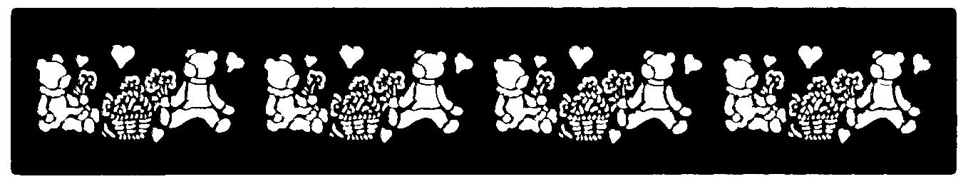 Brass Border Stencil DT1