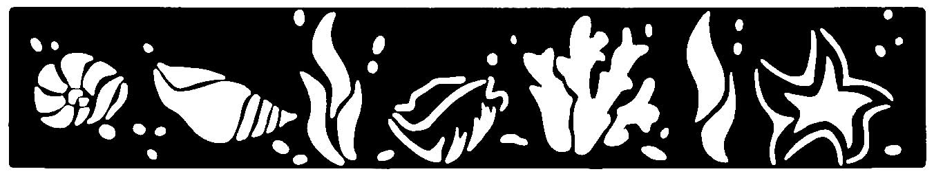 Brass Border Stencil DT2