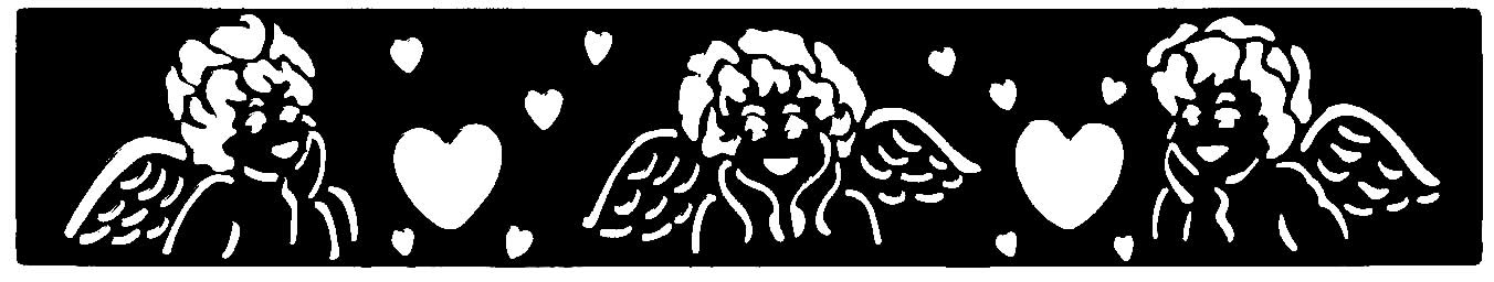 Brass Border Stencil DT2