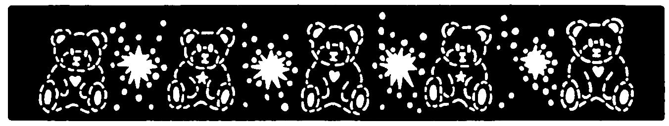 Brass Border Stencil DT2