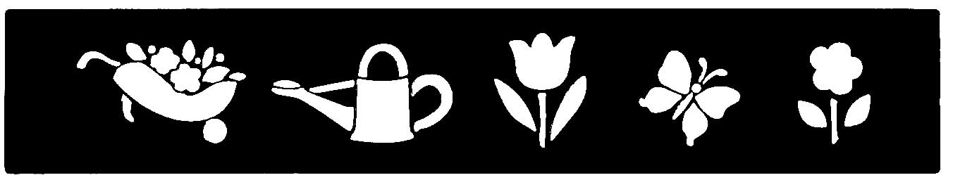 Brass Border Stencil DT3