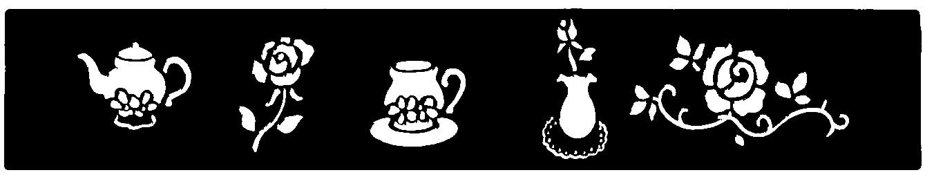 Brass Border Stencil DT3