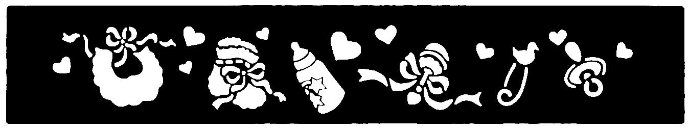 Brass Border Stencil DT3