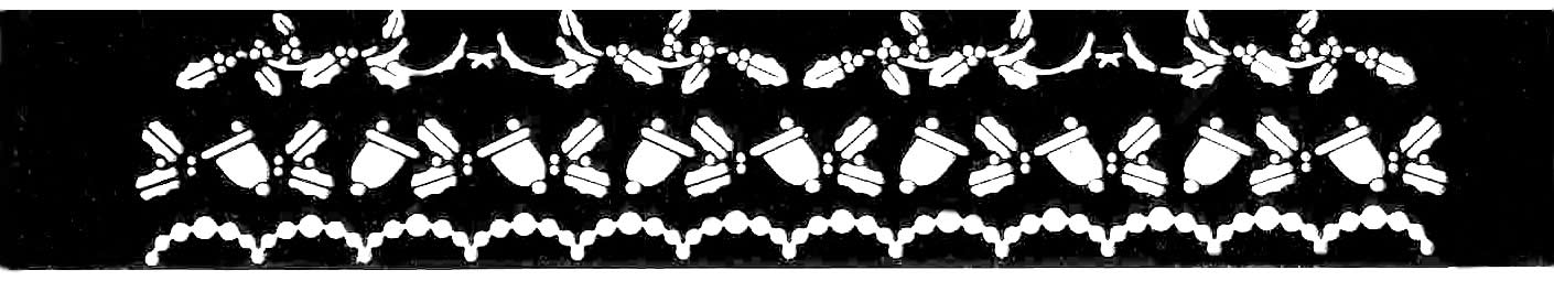 Brass Border Stencil DT4