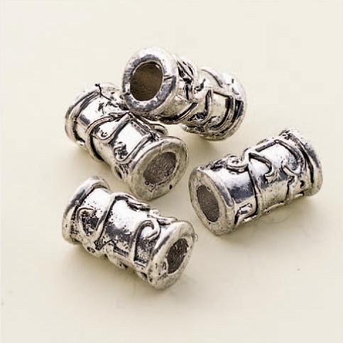 Metal Spacers, Platinum, 6pcs/pack