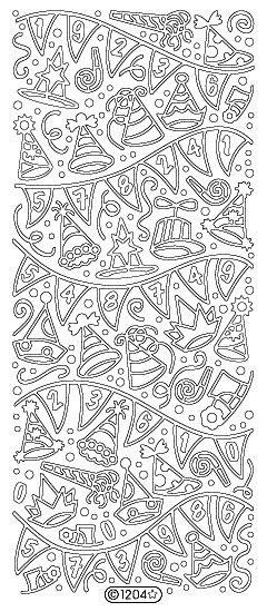 Starform Peel Off Outline Sticker