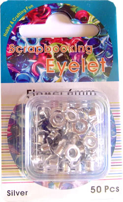 Scrapbook Eyelets - Flower 6mm