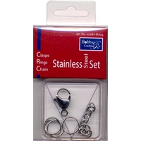 Stainless Steel Jewelry Findings set 6pcs