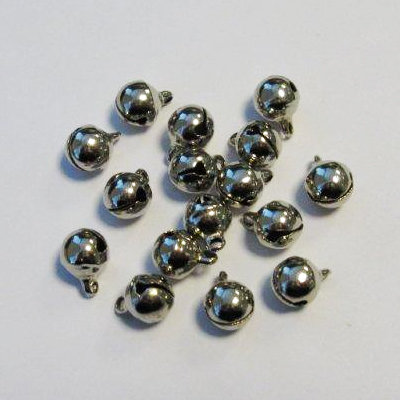Jewelry Bells - 8mm Silver (16pcs)