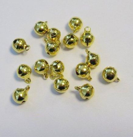 Jewelry Bells - 8mm Gold (16pcs)