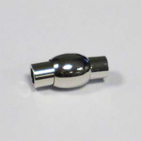 Magnetic Clasp - Platinum, 20 mm (4mm inside)