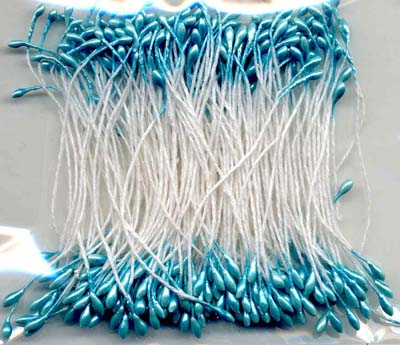 Stamens Pearlized Blue 1mm x 144pcs
