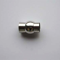 Magnetic Clasp - Platinum, 20 mm (8mm inside)