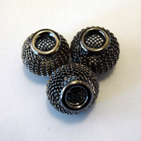Net Beads 14 x 11mm (inner 5mm) 3pcs