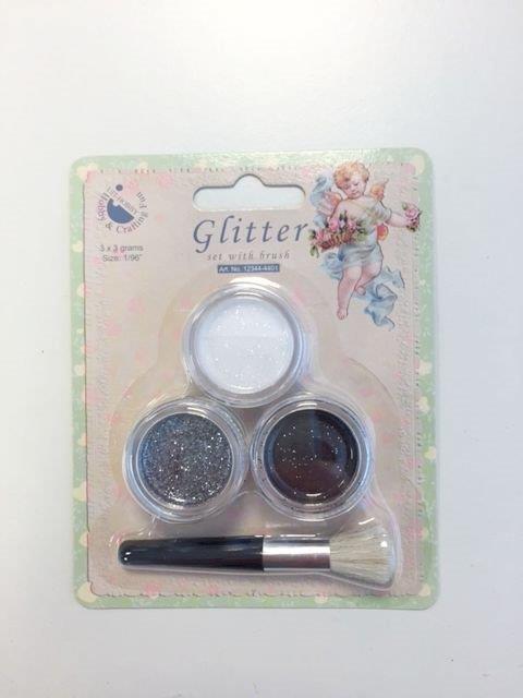 Glitter Set with Brush, 1/96