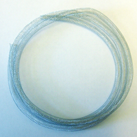 Metal Fish Net Tube 5mm Silver (1 meter)
