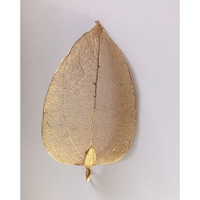 Real Leaf with Hanger - Gold
