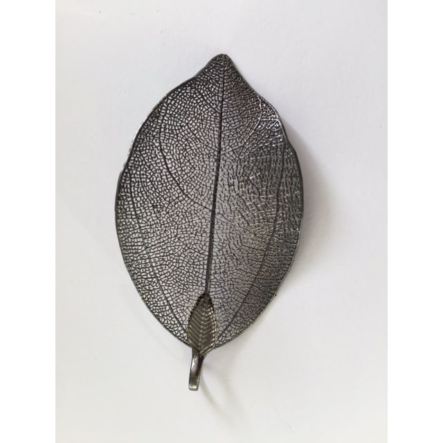 Real Leaf with Hanger - Anthracite