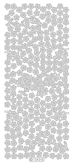 Starform Peel Off Sticker - Flowers