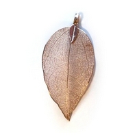 Natural Leaf with Hanger Rose Gold