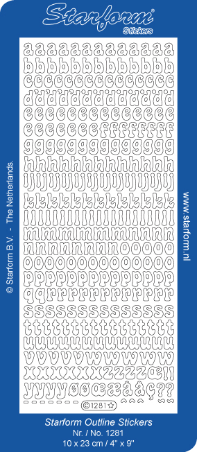 Starform Peel Off Outline Sticker