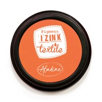 Izink Pigment Textile Stamp Pad - Orange