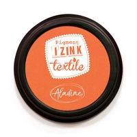 Izink Pigment Textile Stamp Pad - Orange Izink Pigment Textile Stamp Pad - Orange
