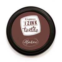 Izink Pigment Textile Stamp Pad - Wood Izink Pigment Textile Stamp Pad - Wood