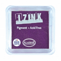 Izink Pigment Stamp Pad - Dark Purple 8 x 8 cm