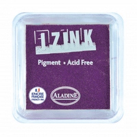Izink Pigment Stamp Pad - Dark Purple 8 x 8 cm