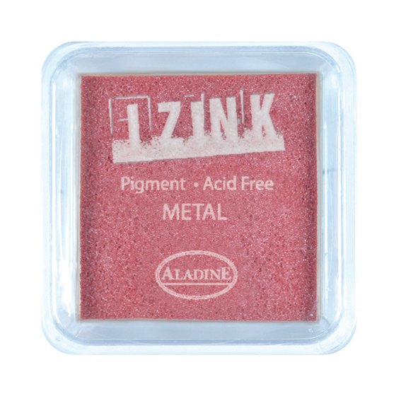 Izink Pigment - Metal Red 5 x 5 cm