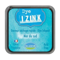 Izink Dye Based Stamp Pad - Mer Du Sud (South Sea) 8 x 8 cm Izink Dye Based Stamp Pad - Mer Du Sud (South Sea) 8 x 8 cm