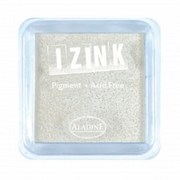 Izink Pigment Stamp Pad - White 8 x 8 cm