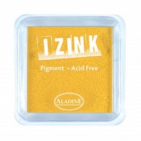 Izink Pigment Stamp Pad - Yellow 8 x 8 cm