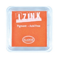 Izink Pigment Stamp Pad - Orange 8 x 8 cm