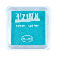 Izink Pigment Stamp Pad - Aqua 8 x 8 cm