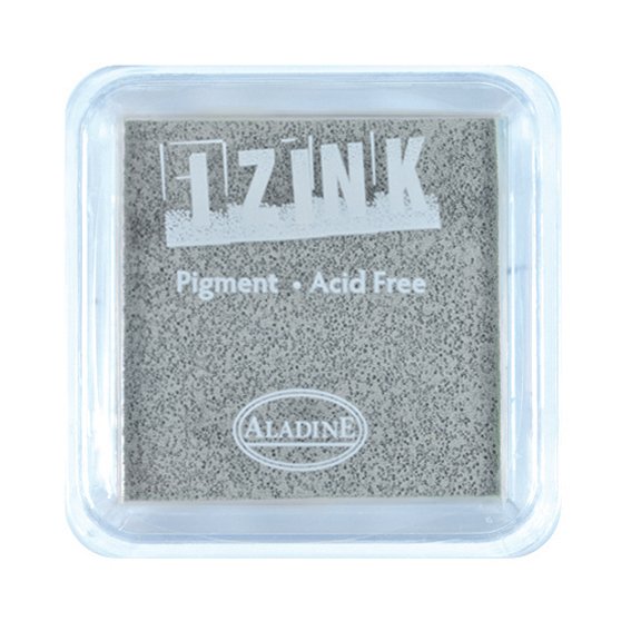 Izink Pigment Stamp Pad - Grey 8 x 8 cm