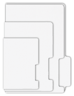 White Tiny Folders