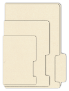 Manilla Tiny Folders