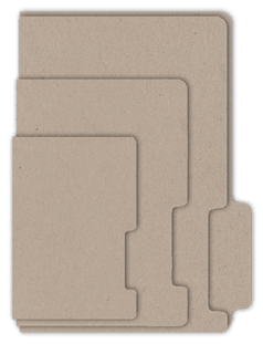Kraft Tiny Folders