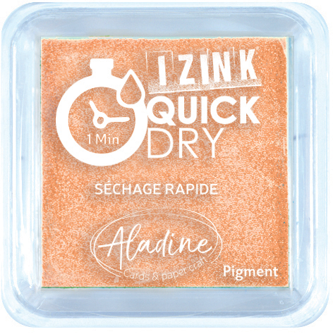 Izink Quick Dry Pigment Medium Ink Pad - Pastel Orange
