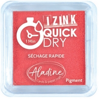 Izink Quick Dry Pigment Medium Ink Pad - Red Izink Quick Dry Pigment Medium Ink Pad - Red