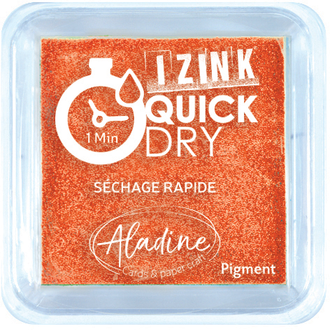 Izink Quick Dry Pigment Medium Ink Pad - Orange