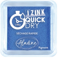Izink Quick Dry Pigment Medium Ink Pad - Blue Izink Quick Dry Pigment Medium Ink Pad - Blue