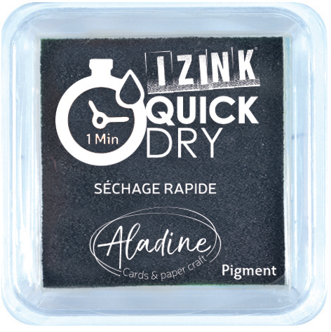 Izink Quick Dry Pigment Medium Ink Pad - Black